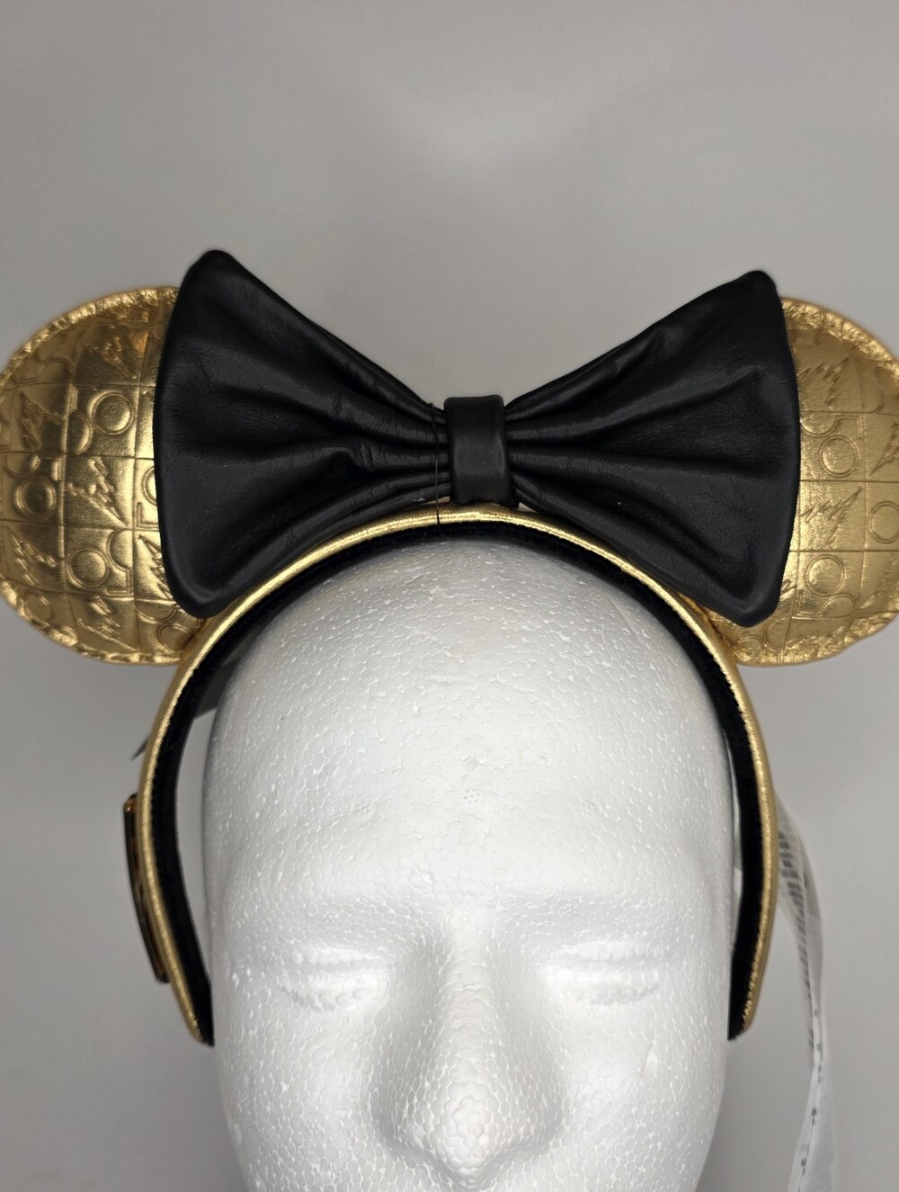 Walt Disney World 50th Anniversary 24k Leather Luxe Ear Headband Loungefly